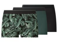 esmara Men Set van 3 heren boxers (Zwart/groen, L)