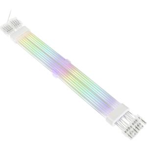 Kolink UR-2PCIE-ARG Aansluitkabel Stroom Wit, Transparant, RGB 31 cm