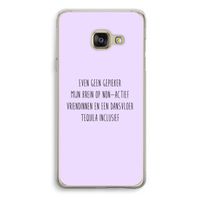 Tequila: Samsung Galaxy A3 (2016) Transparant Hoesje