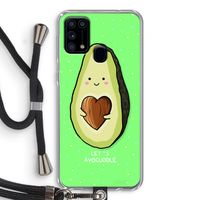 Avocuddle: Samsung Galaxy M31 Transparant Hoesje met koord