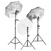 VidaXL Studioverlichtingsset met statieven en paraplu's VidaXL Studioverlichtingsset met statieven en paraplu's