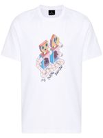 PS Paul Smith t-shirt en coton à imprimé graphique - Blanc