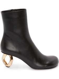 JW Anderson bottines à talon Chain - Noir