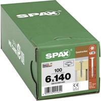SPAX 0251010601405 Houtschroef 6 mm 140 mm T-STAR plus Staal WIROX 100 stuk(s)