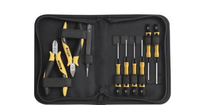 Wiha Gereedschapset ESD tangen, schroevendraaiers, pincet 10-delig incl. gereedschapetui (43994) - 43994 - 43994