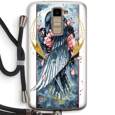Golden Raven: LG K10 (2016) Transparant Hoesje met koord