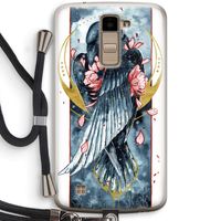Golden Raven: LG K10 (2016) Transparant Hoesje met koord