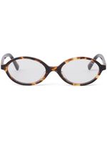 Miu Miu Eyewear lunettes de soleil Runway - Marron