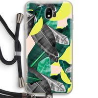 Fantasie jungle: Samsung Galaxy J7 (2017) Transparant Hoesje met koord