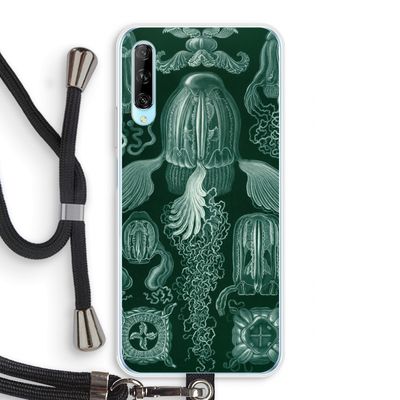 Haeckel Cubomedusae: Huawei P Smart Pro Transparant Hoesje met koord