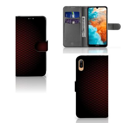 Huawei Y6 (2019) | Telefoon Hoesje | Geruit Rood