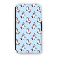 Eenhoorns overal: iPhone 12 Flip Hoesje