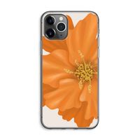 Orange Ellila flower: iPhone 11 Pro Max Transparant Hoesje