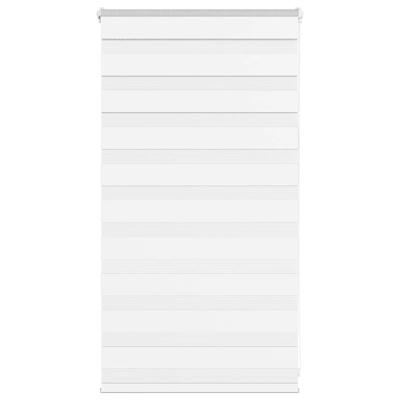 Zebra blind 70x100 cm stofbreedte 65,9 cm polyester wit