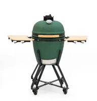 Own grill keramische barbecue 20" Large groen - zwart frame Own grill keramische barbecue 20" Large groen - zwart frame