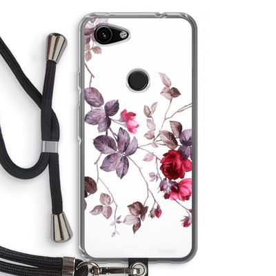 Mooie bloemen: Pixel 3a Transparant Hoesje met koord