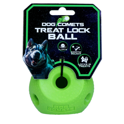 Dog Comets Treat Lock Ball Groen