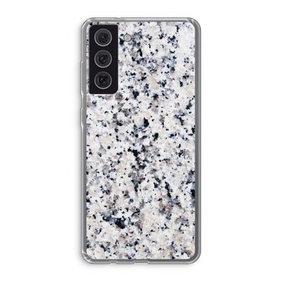 Gespikkelde marmer: Samsung Galaxy S21 FE Transparant Hoesje