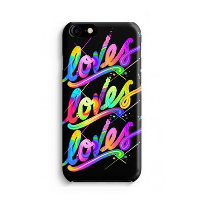 Loves: Volledig geprint iPhone SE 2020 Hoesje