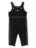 Balmain Kids salopette à logo brodé - Noir