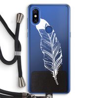 Pluim: Xiaomi Mi Mix 3 Transparant Hoesje met koord
