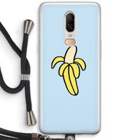 Banana: OnePlus 6 Transparant Hoesje met koord