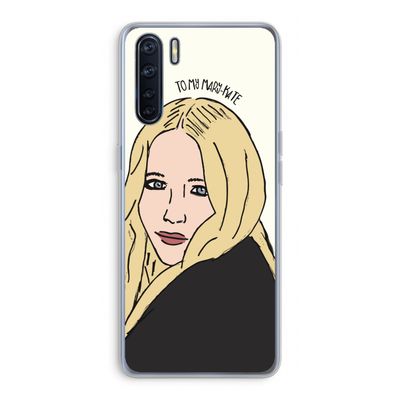 Mary Kate: Oppo A91 Transparant Hoesje
