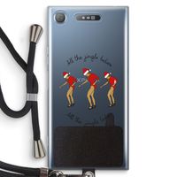 Jingle Ladies: Sony Xperia XZ1 Transparant Hoesje met koord