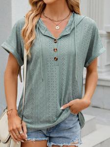 Casual Loose Buckle Shirt