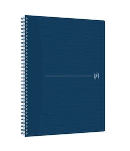 Oxford Origin spiraalschrift, ft A4+, 140 bladzijden, gelijnd, blauw