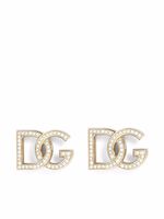 Dolce & Gabbana puces d'oreilles en or jaune 18ct à logo