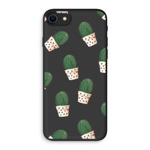 Cactusprint roze: iPhone SE 2020 Biologisch afbreekbaar hoesje