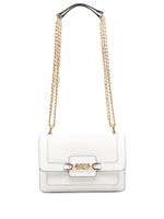 Michael Kors mini sac à bandoulière Heather en cuir - Blanc