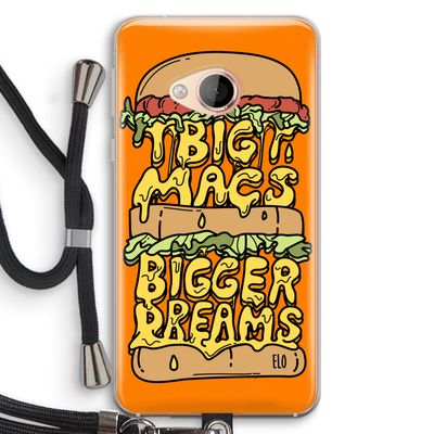 Big Macs Bigger Dreams: HTC U Play Transparant Hoesje met koord