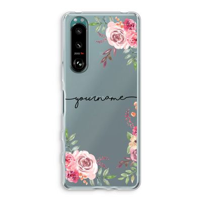 Rozen: Sony Xperia 5 III Transparant Hoesje