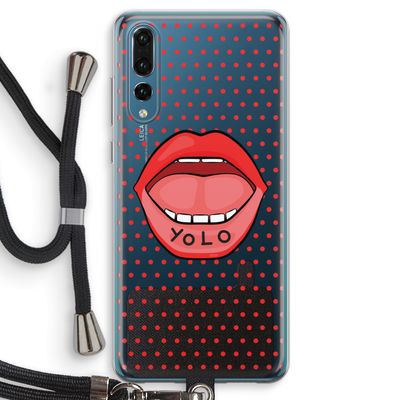 Yolo Denise: Huawei P20 Pro Transparant Hoesje met koord