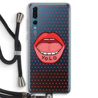 Yolo Denise: Huawei P20 Pro Transparant Hoesje met koord