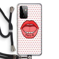 Yolo Denise: Samsung Galaxy A72 5G Transparant Hoesje met koord