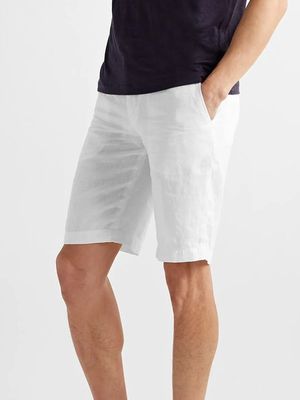 Mannen Elastisch Taille Katoen Casual Korte broek Mannen Elastisch Taille Katoen Casual Korte broek