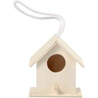 Creativ Company Vogelhuis, afm 6x6 cm, 1 stuk