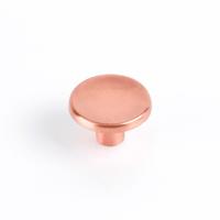 Deurknop Rei 774 Roos Goud Metaal Ø 35 x 23 mm (2 Stuks)