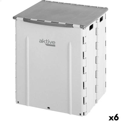 Vuilnisemmer Aktive Polypropyleen TPR 31 x 38 x 27 cm (6 Stuks)