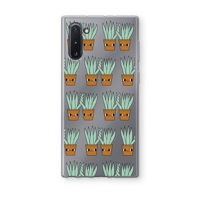 Sansevieria: Samsung Galaxy Note 10 Transparant Hoesje