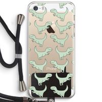 Dinos: iPhone 5 / 5S / SE Transparant Hoesje met koord