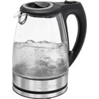 Clatronic WKS 3744 G Waterkoker Aantal/Volume: 1.7 l RVS, Glas