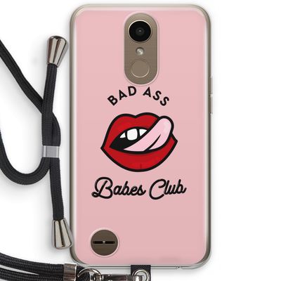 Badass Babes Club: LG K10 (2017) Transparant Hoesje met koord