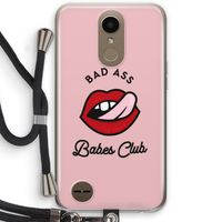 Badass Babes Club: LG K10 (2017) Transparant Hoesje met koord