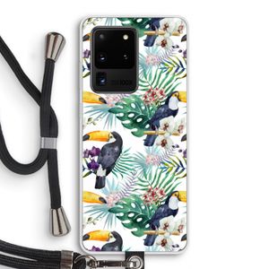Tukans: Samsung Galaxy S20 Ultra Transparant Hoesje met koord