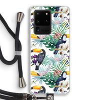 Tukans: Samsung Galaxy S20 Ultra Transparant Hoesje met koord