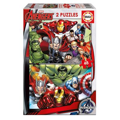 Kinderpuzzel Marvel Avengers Educa (2 x 48 pcs)